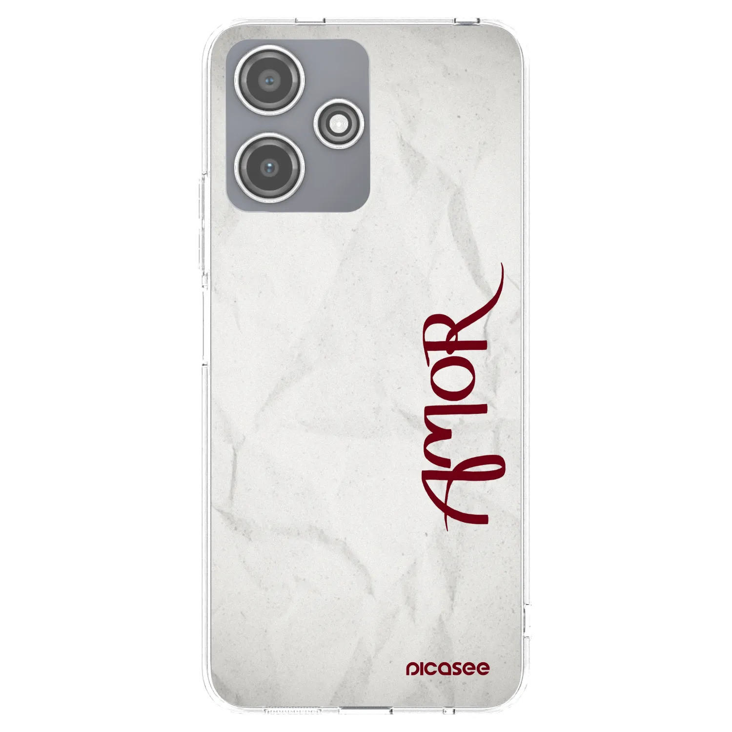 Picasee silikonowe przeźroczyste etui na Xiaomi Redmi 12 5G - Amor