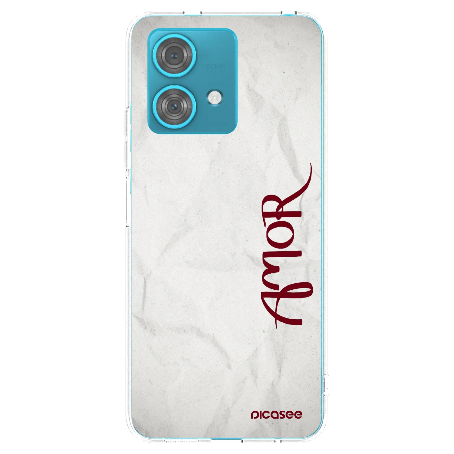 Picasee silikonowe przeźroczyste etui na Motorola Edge 40 Neo - Amor