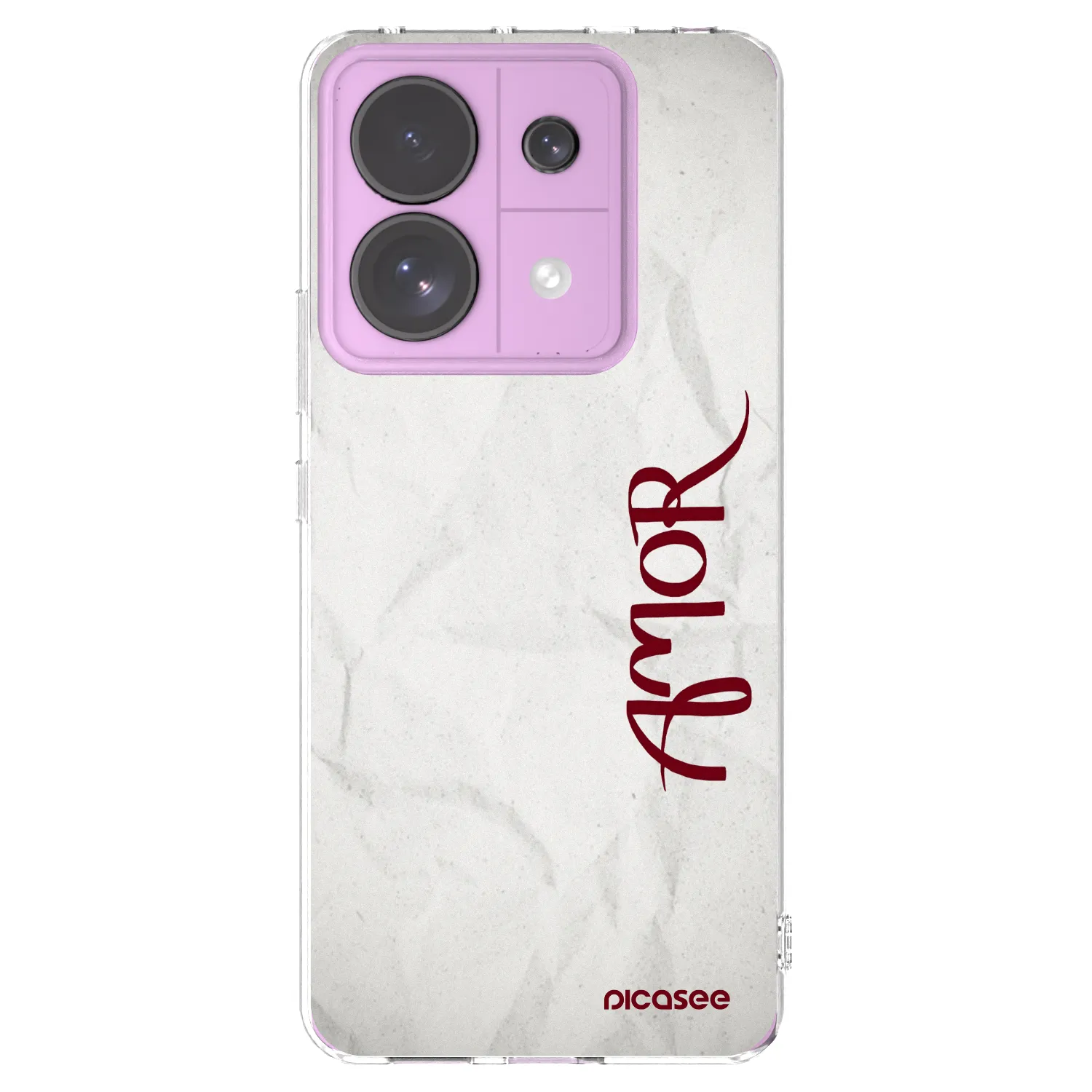 Picasee silikonowe przeźroczyste etui na Xiaomi Redmi Note 13 Pro 5G - Amor
