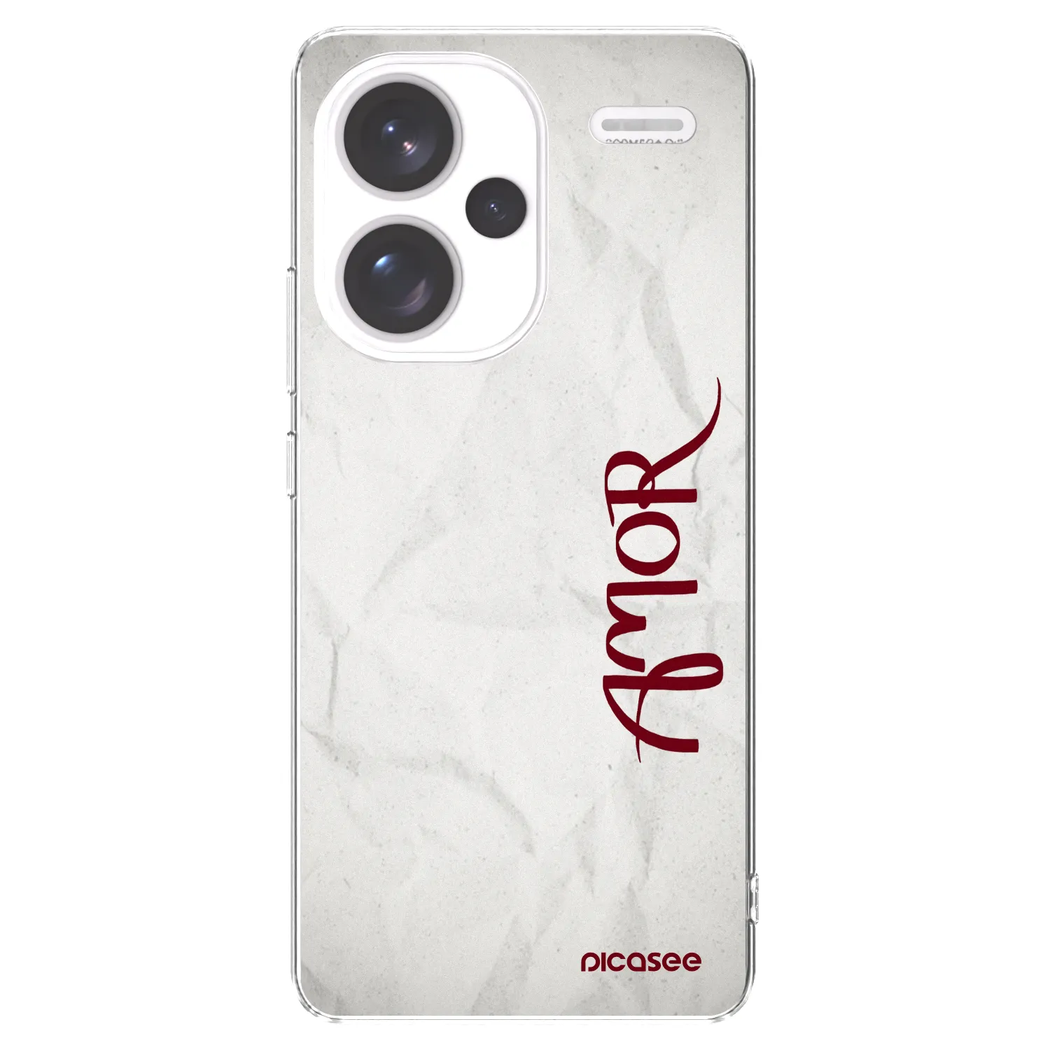 Picasee silikonowe przeźroczyste etui na Xiaomi Redmi Note 13 Pro+ 5G - Amor