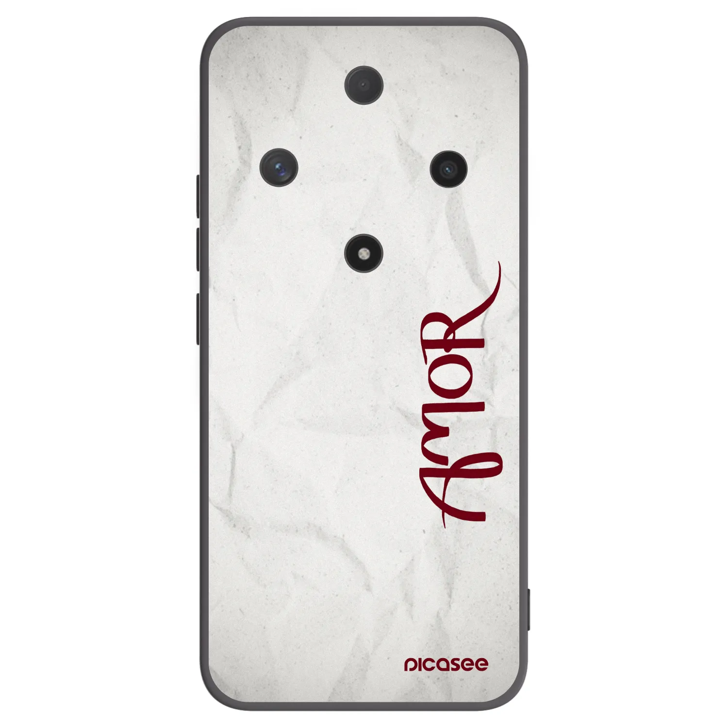 Picasee silikonowe czarne etui na Honor Magic6 Lite 5G - Amor