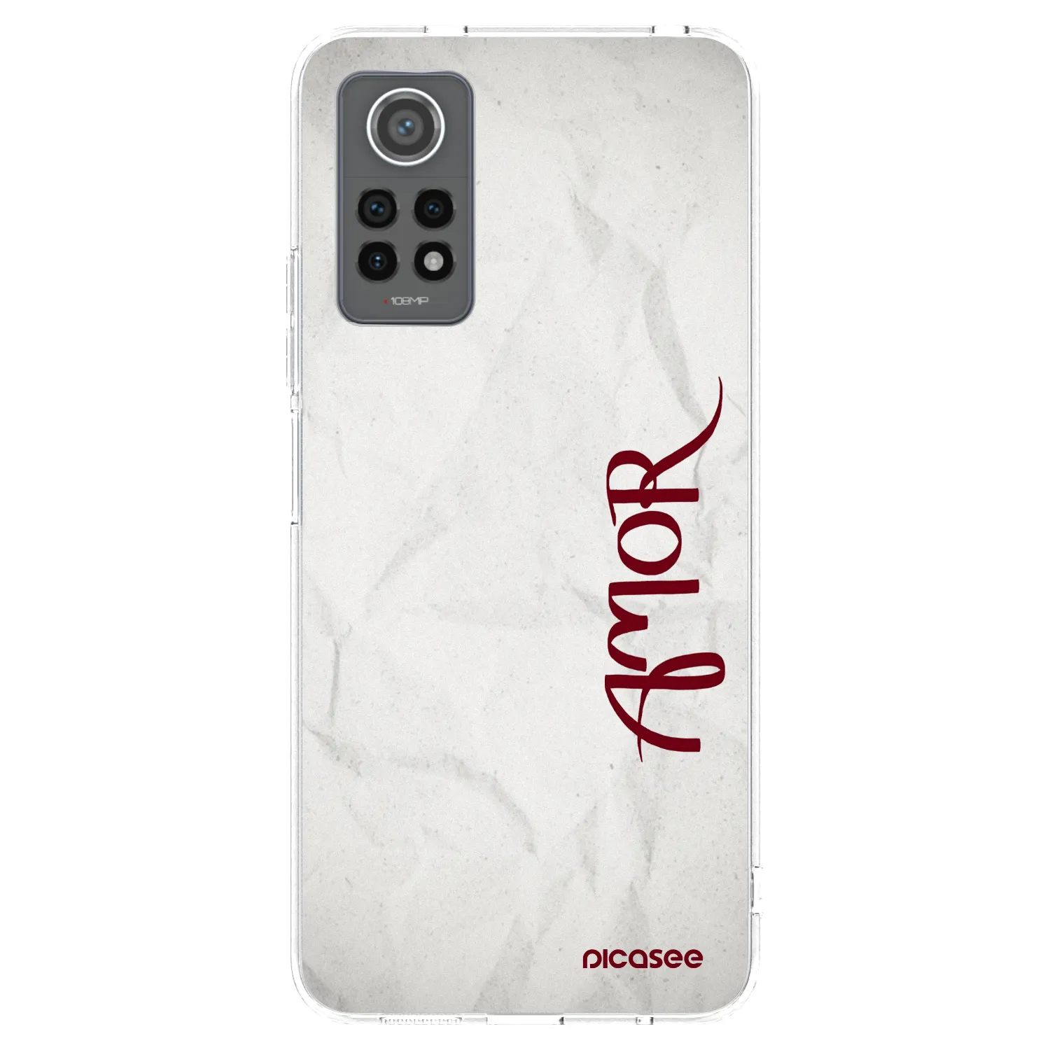 Picasee silikonowe przeźroczyste etui na Xiaomi Redmi Note 12 Pro 4G - Amor