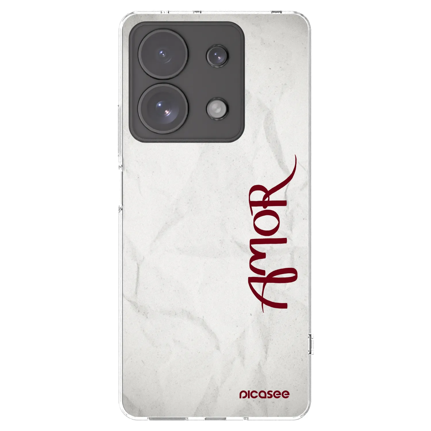 Picasee silikonowe przeźroczyste etui na Xiaomi Redmi Note 13 Pro 4G - Amor