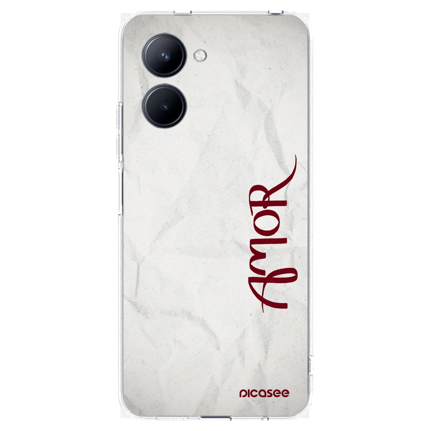 Picasee silikonowe przeźroczyste etui na Realme C33 (2023) - Amor