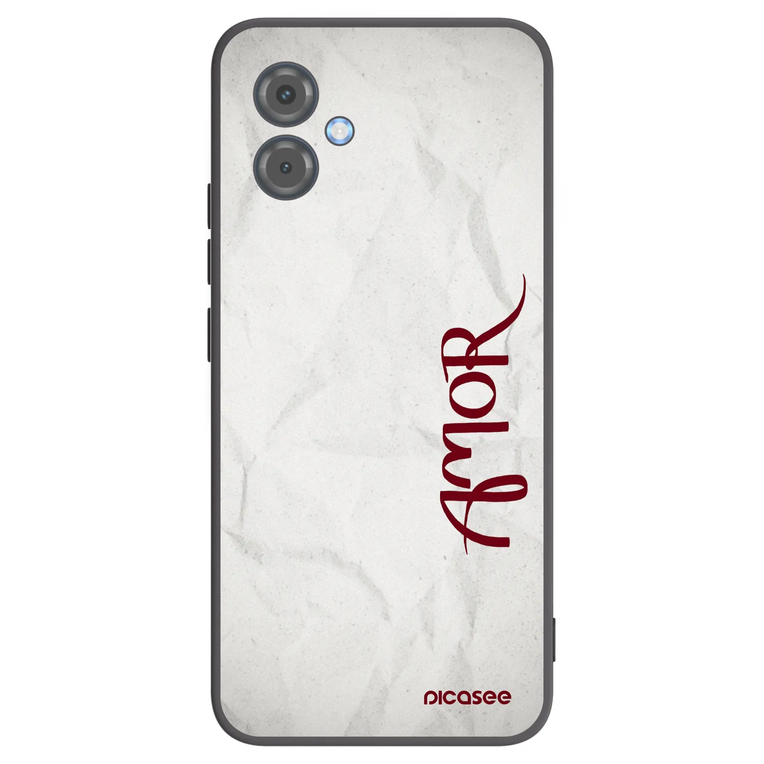 Picasee silikonowe czarne etui na Motorola Moto G14 - Amor