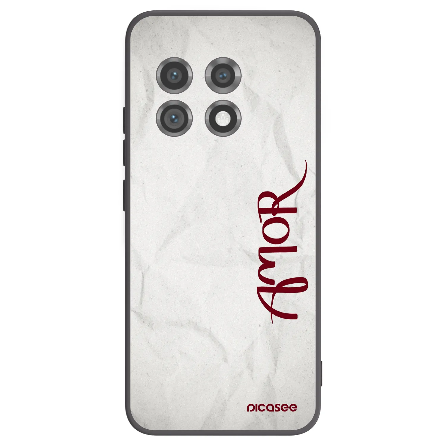 Picasee silikonowe czarne etui na OnePlus 11 5G - Amor