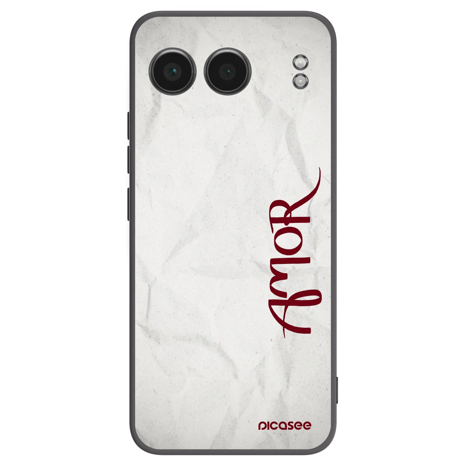 Picasee silikonowe czarne etui na OnePlus Nord 4 - Amor