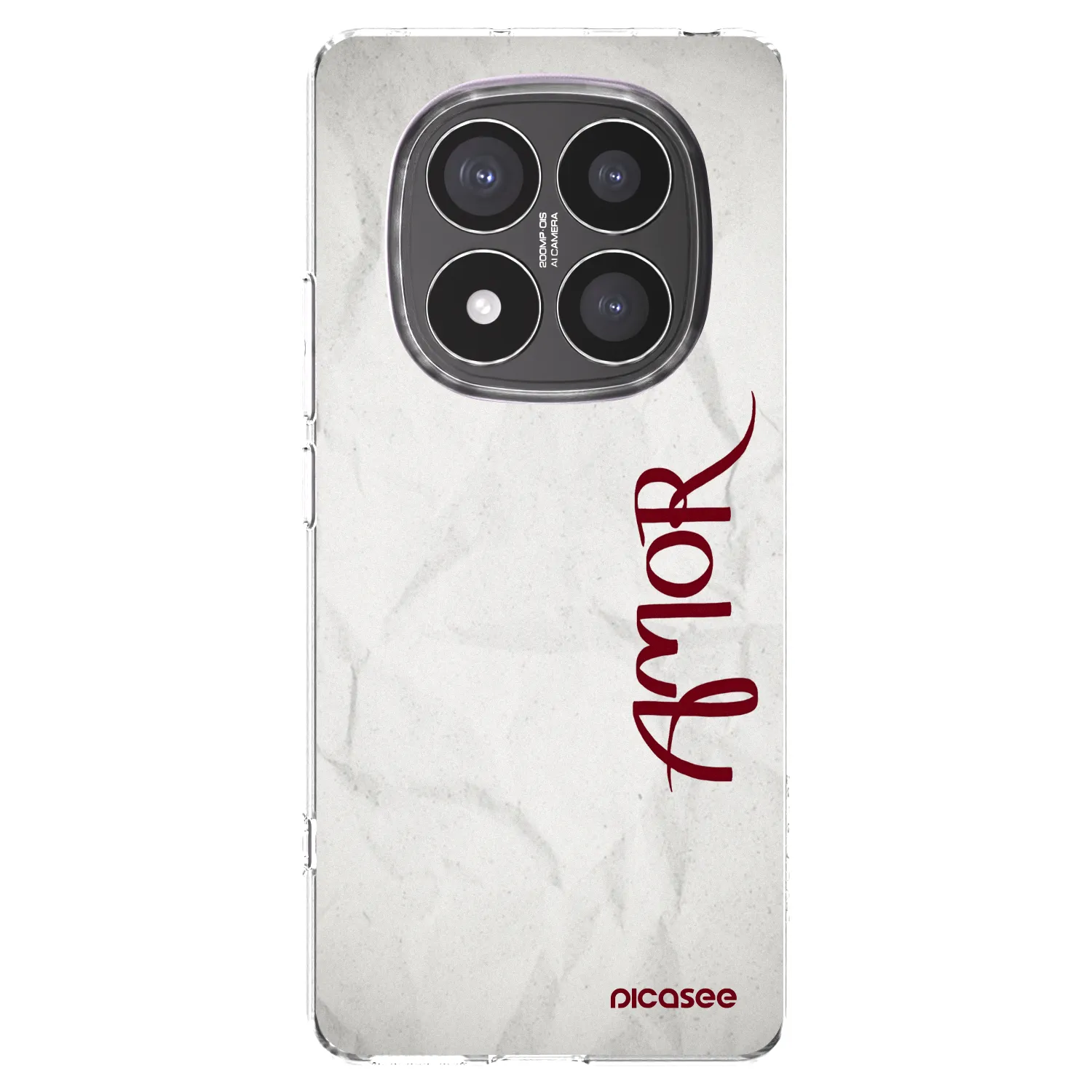 Picasee silikonowe przeźroczyste etui na Xiaomi Redmi Note 14 Pro+ 5G - Amor