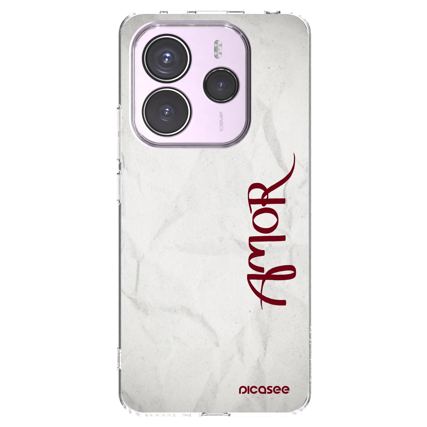 Picasee silikonowe przeźroczyste etui na Xiaomi Redmi Note 14 5G - Amor