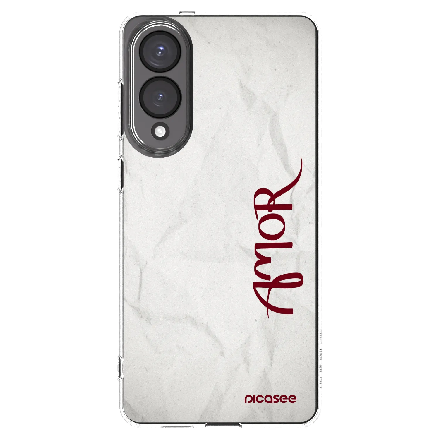 Picasee silikonowe przeźroczyste etui na Samsung Galaxy S25 Edge 5G - Amor