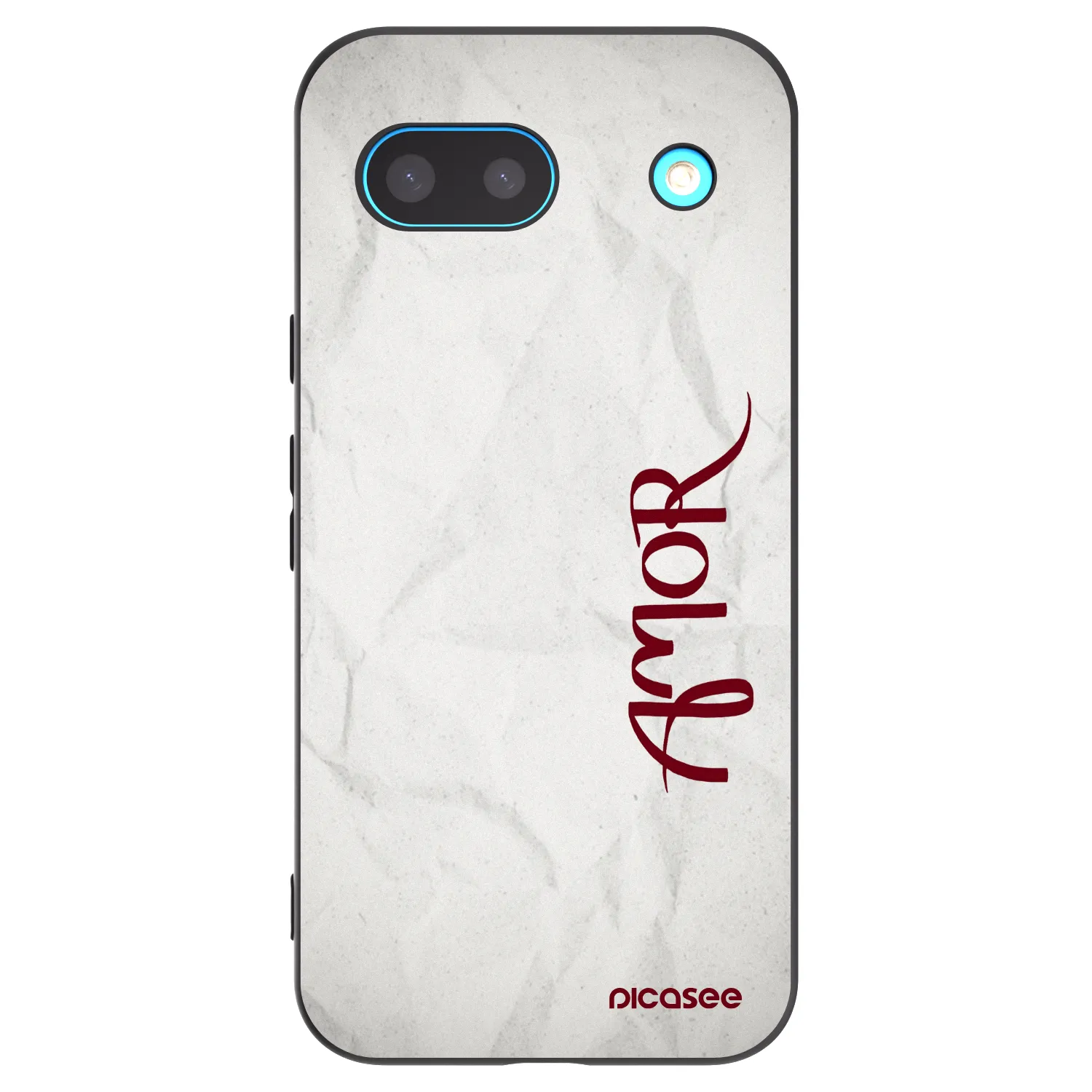 Picasee silikonowe czarne etui na Google Pixel 8 - Amor