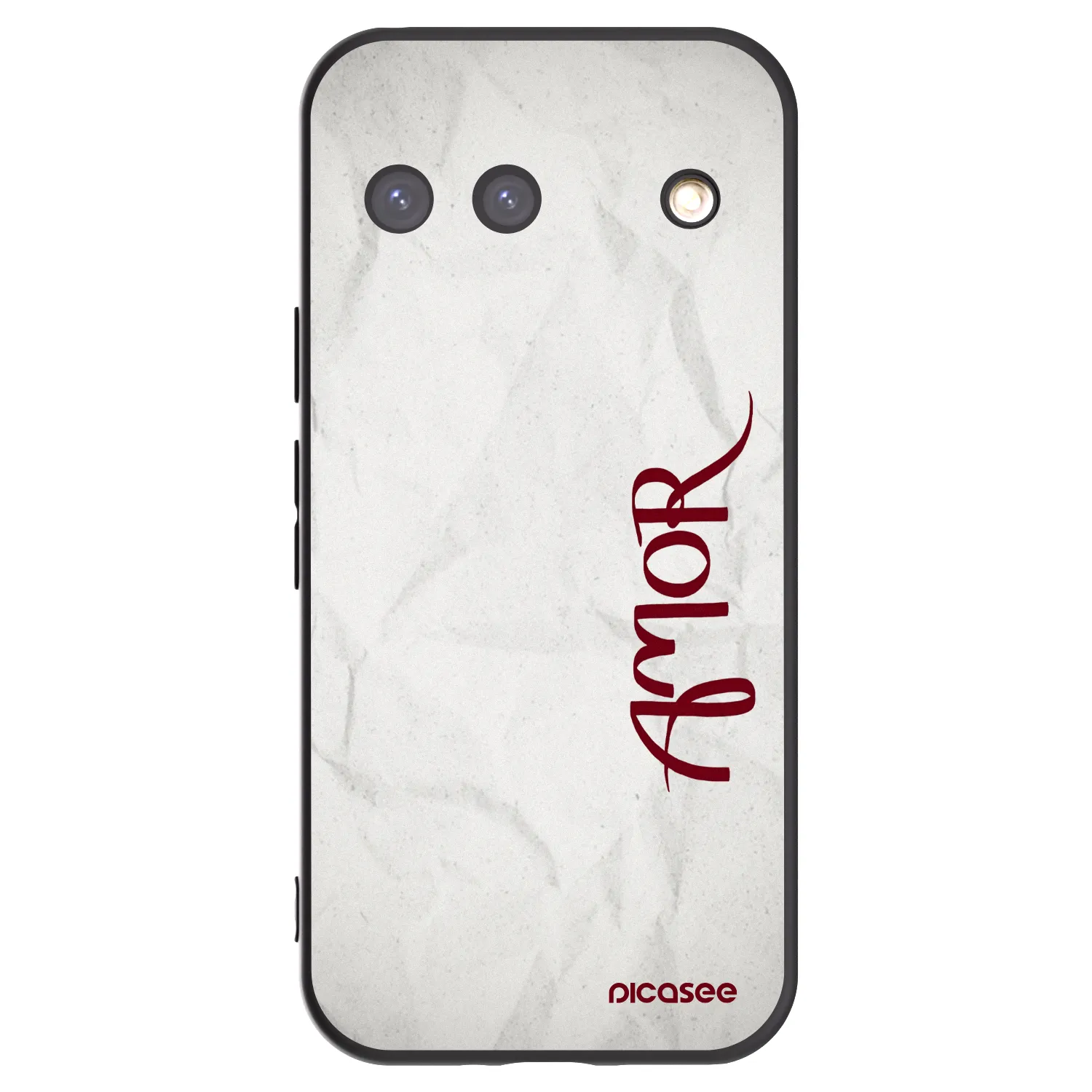 Picasee silikonowe czarne etui na Google Pixel 9 - Amor