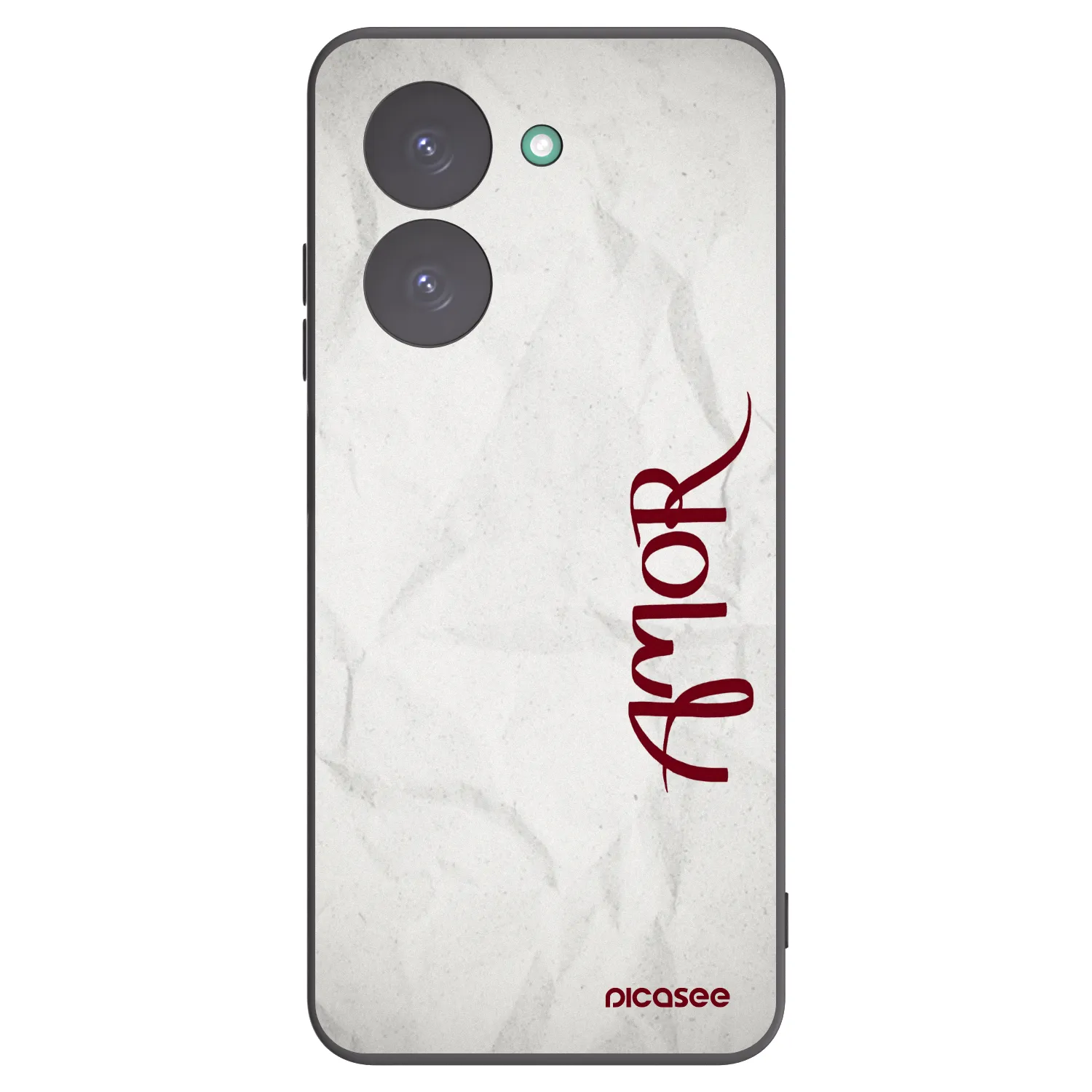 Picasee silikonowe czarne etui na Xiaomi Redmi A5 - Amor