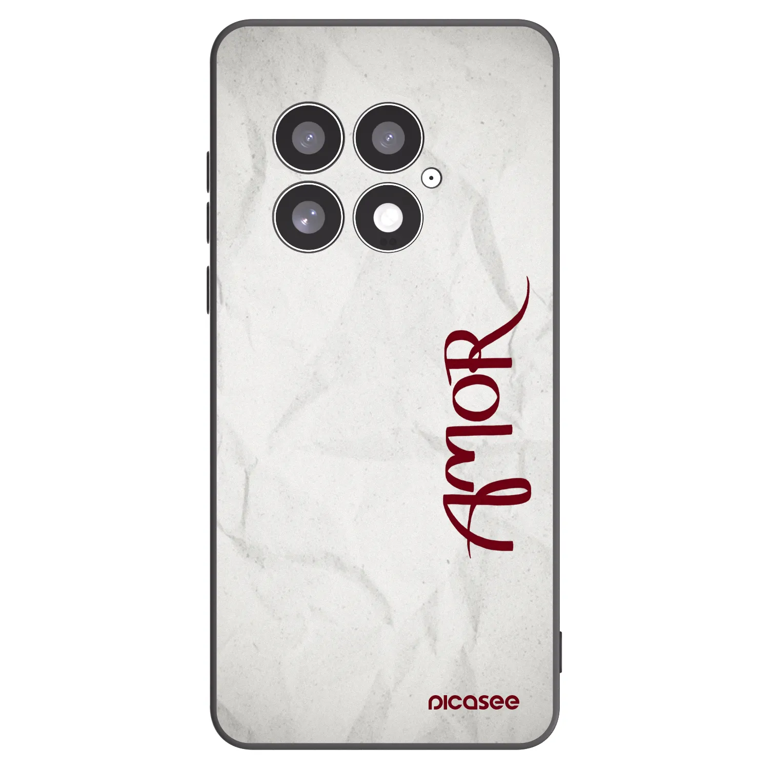 Picasee silikonowe czarne etui na OnePlus 13 5G - Amor