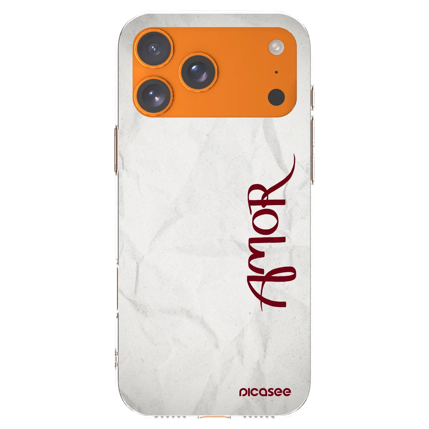 Picasee silikonowe przeźroczyste etui na Apple iPhone 17 Pro Max - Amor