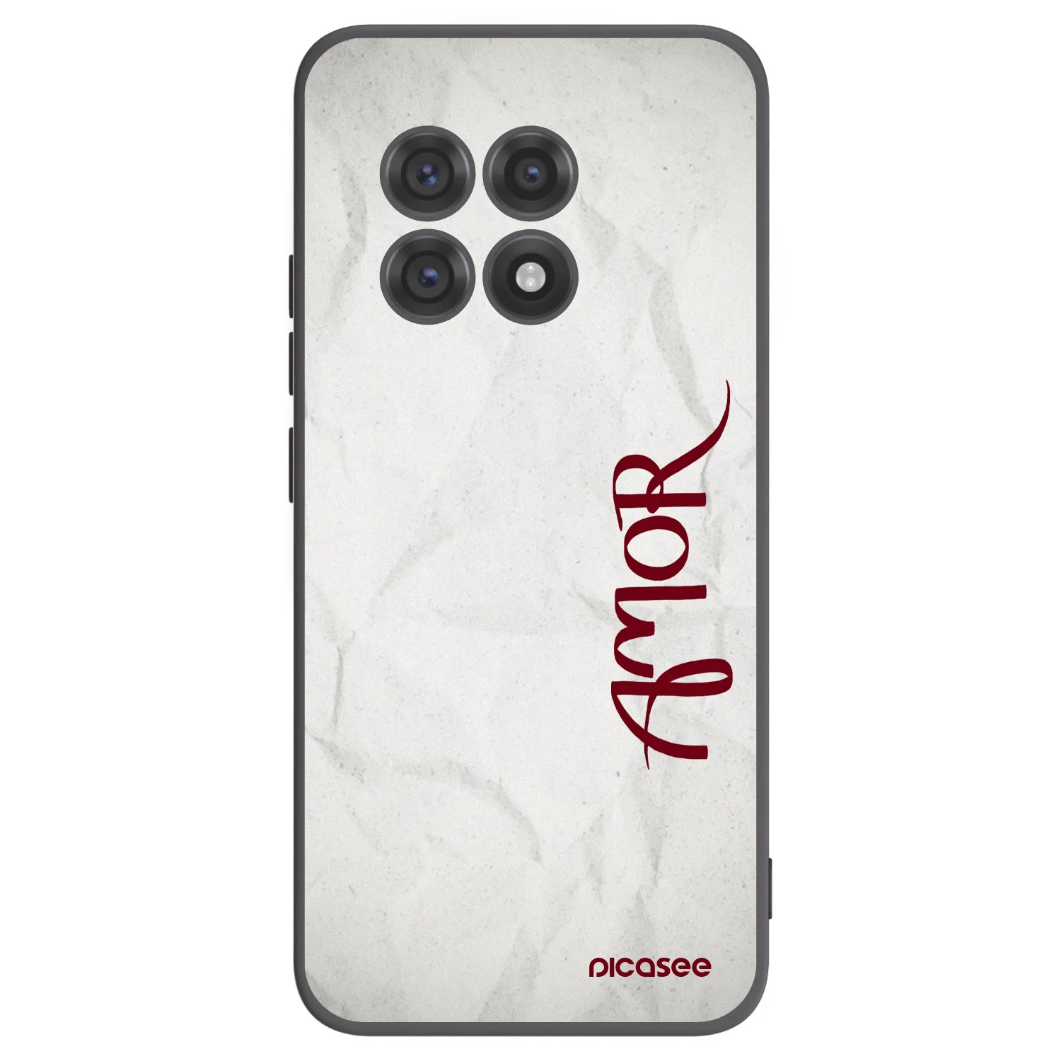 Picasee silikonowe czarne etui na OnePlus 13R 5G - Amor