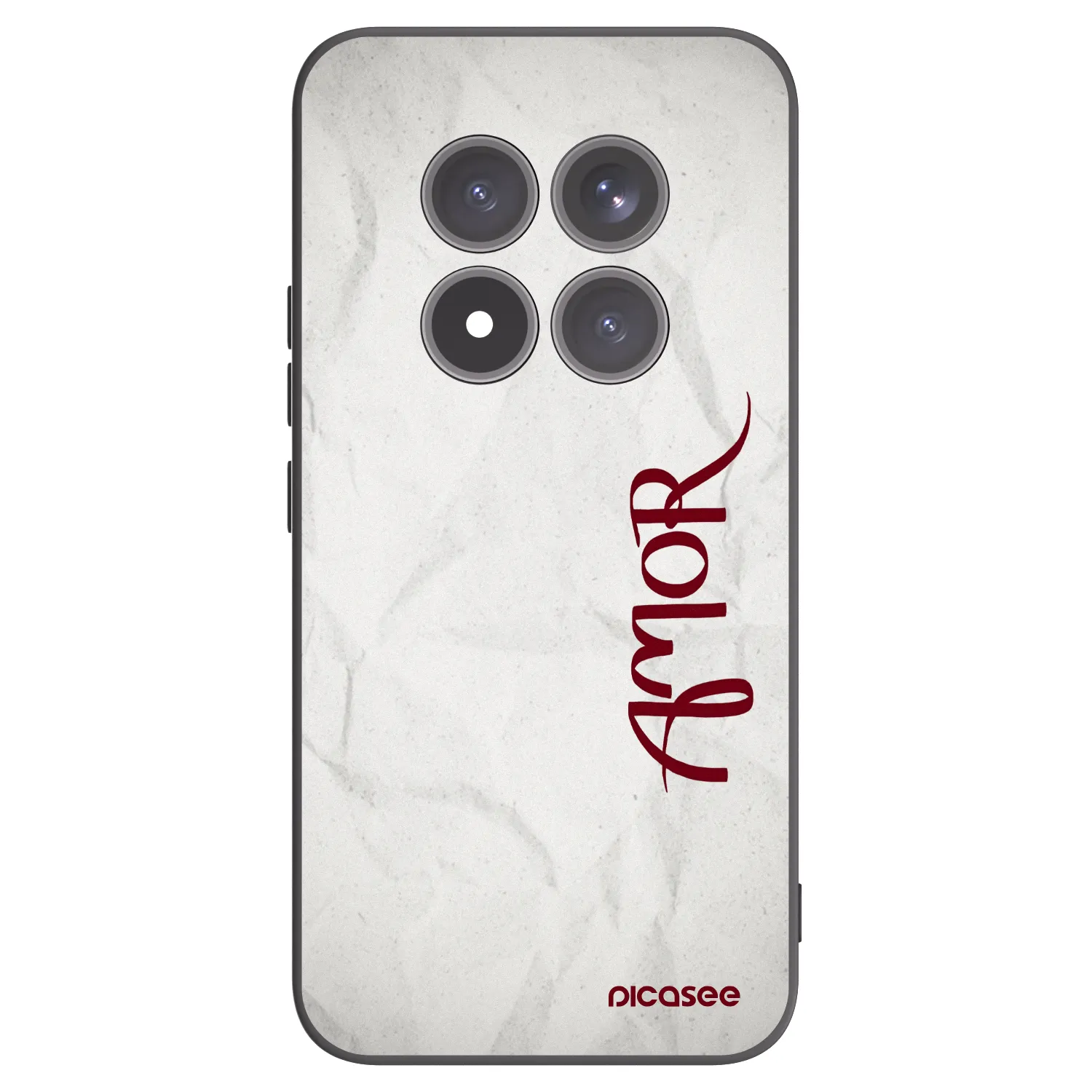 Picasee silikonowe czarne etui na Xiaomi Redmi Note 15 Pro+ - Amor
