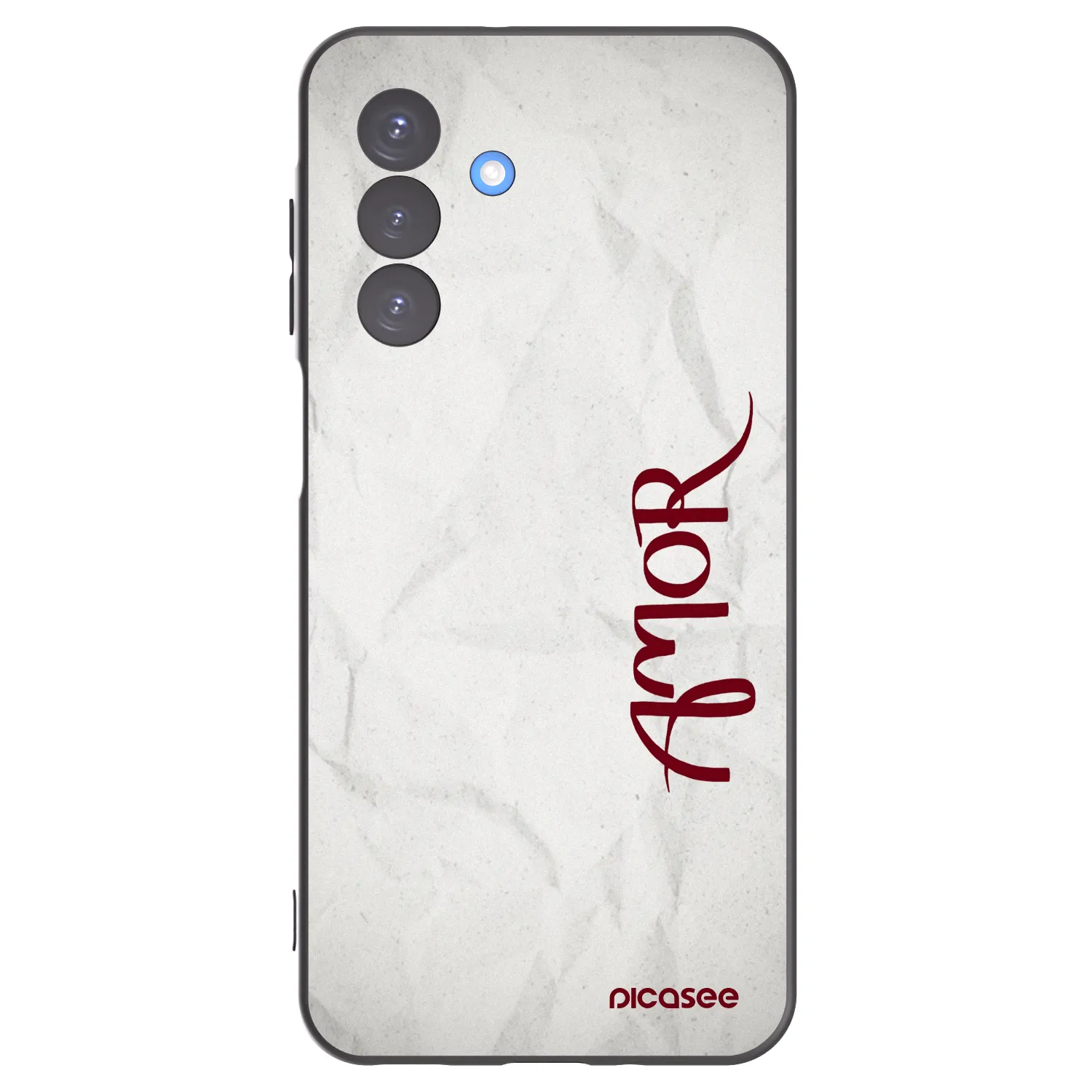 Picasee silikonowe czarne etui na Samsung Galaxy A17 5G - Amor