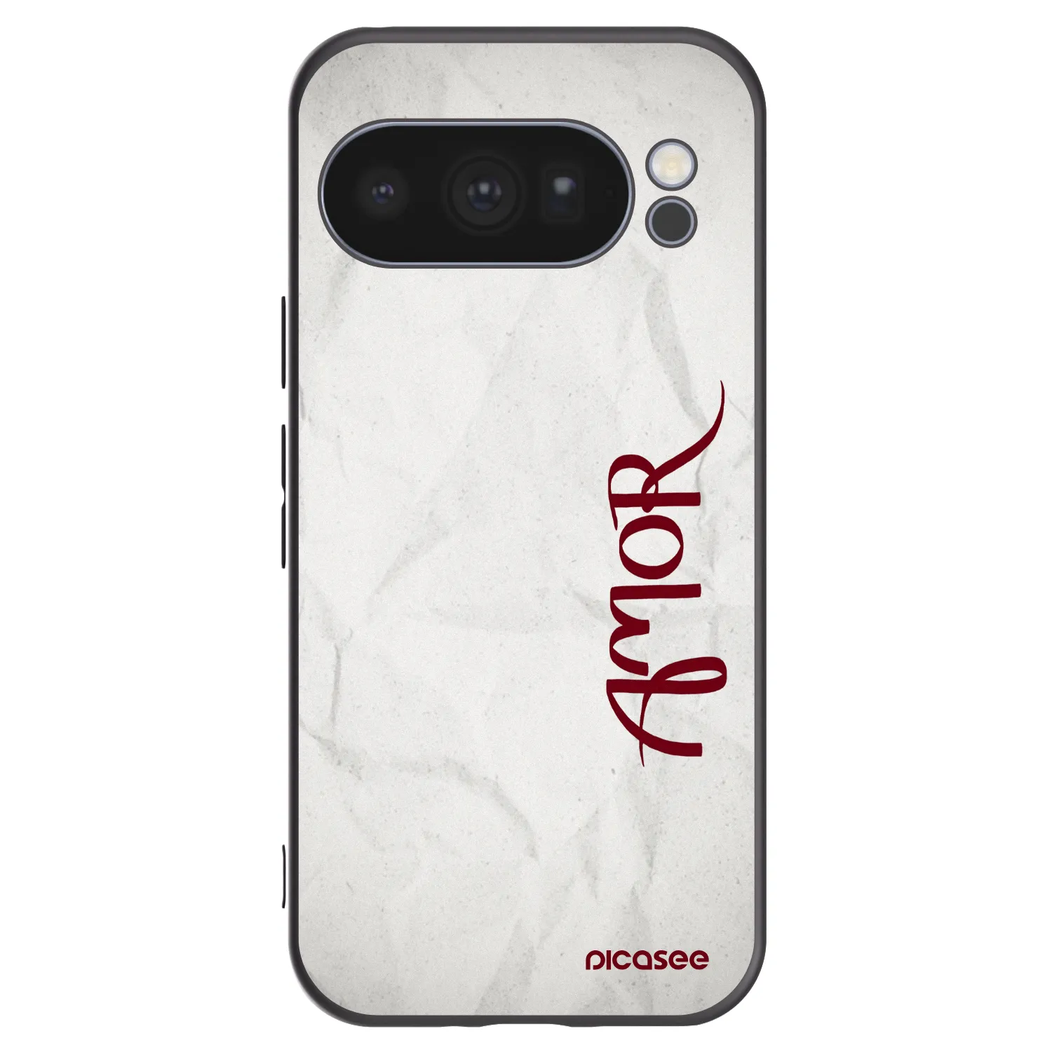 Picasee silikonowe czarne etui na Google Pixel 10 Pro - Amor