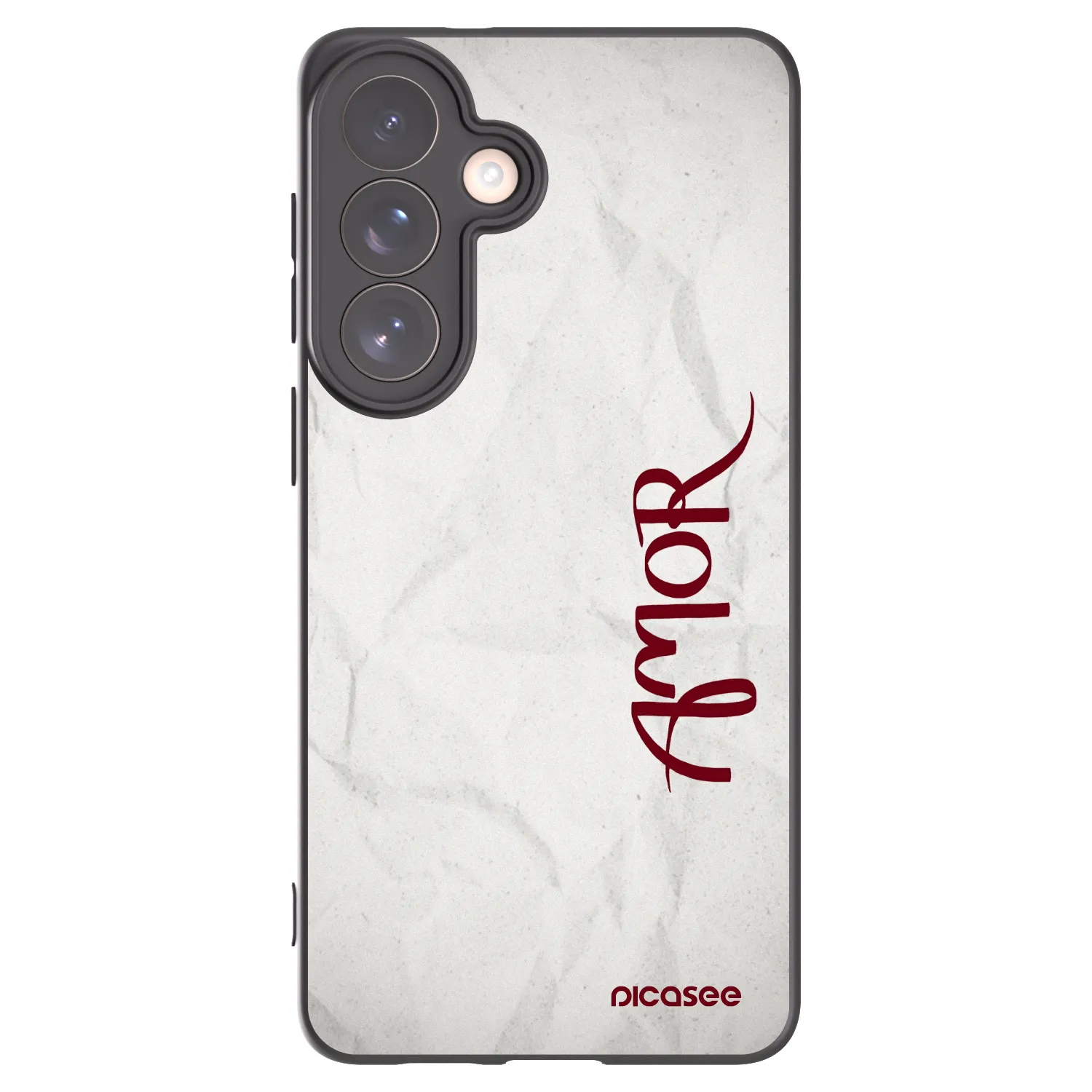Picasee silikonowe czarne etui na Samsung Galaxy S26+ - Amor