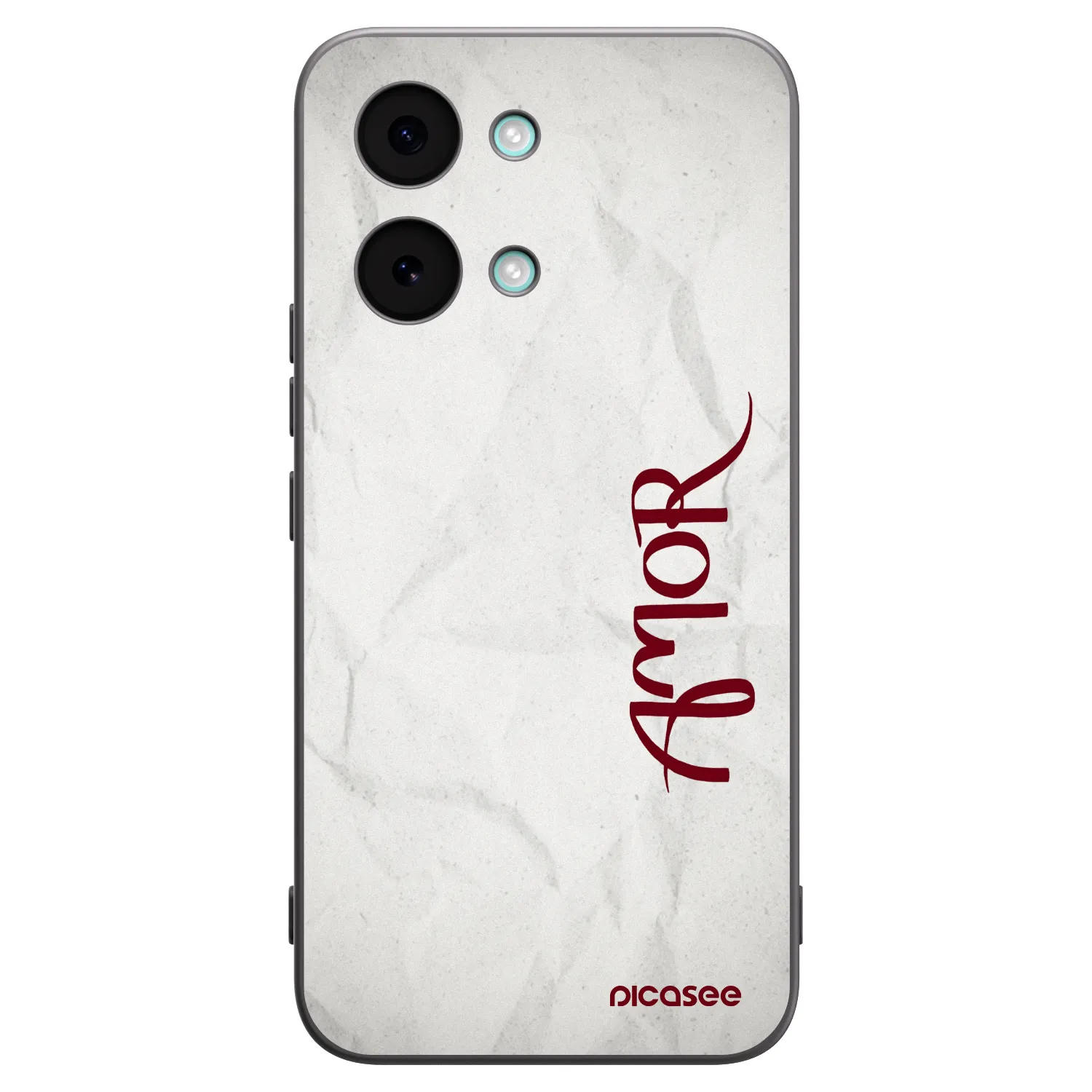 Picasee silikonowe czarne etui na Xiaomi Poco X8 Pro Max - Amor