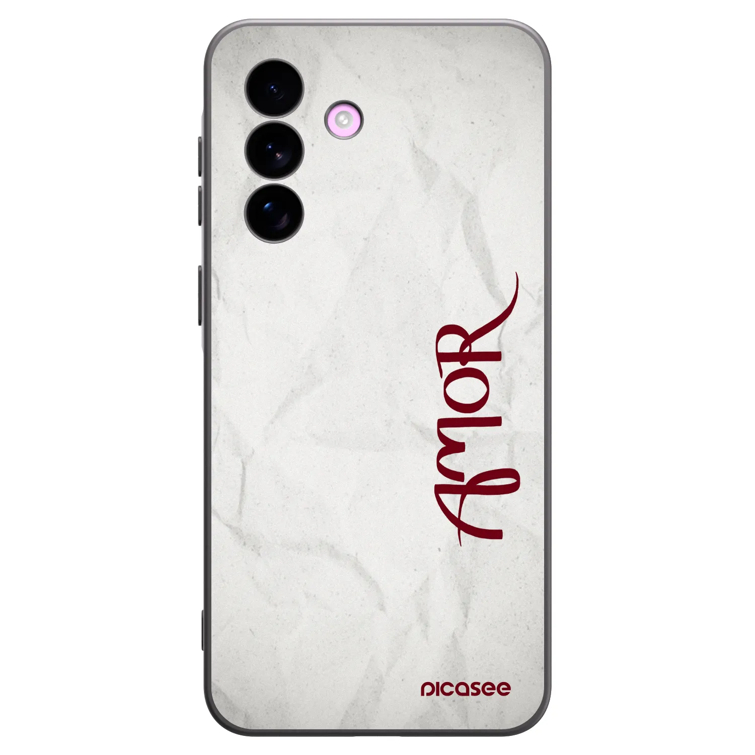 Picasee silikonowe czarne etui na Samsung Galaxy A57 5G - Amor