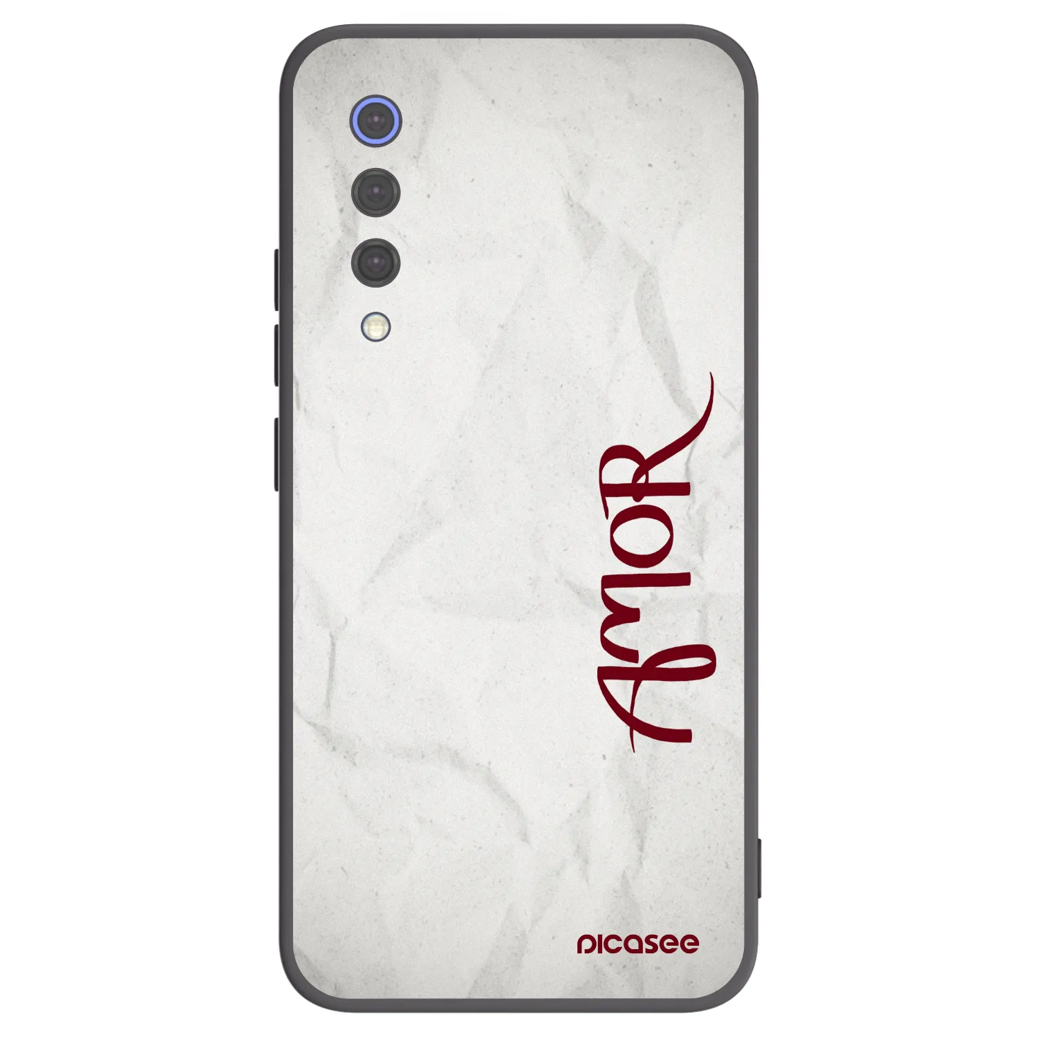 Picasee silikonowe czarne etui na Xiaomi Mi 9 SE - Amor