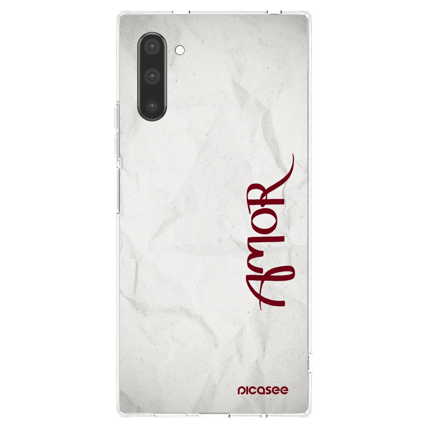 Picasee silikonowe przeźroczyste etui na Samsung Galaxy Note 10 N970F - Amor
