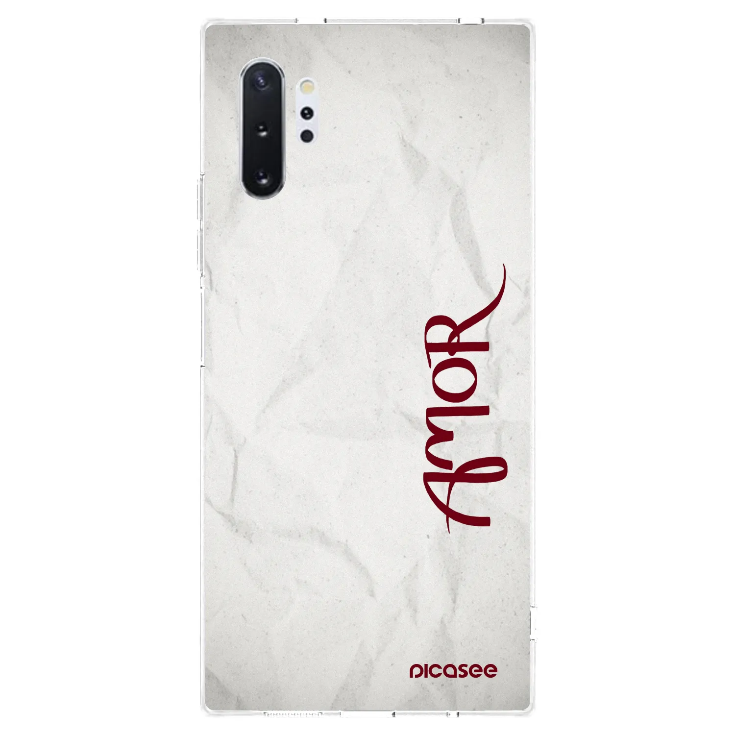 Picasee silikonowe przeźroczyste etui na Samsung Galaxy Note 10+ N975F - Amor