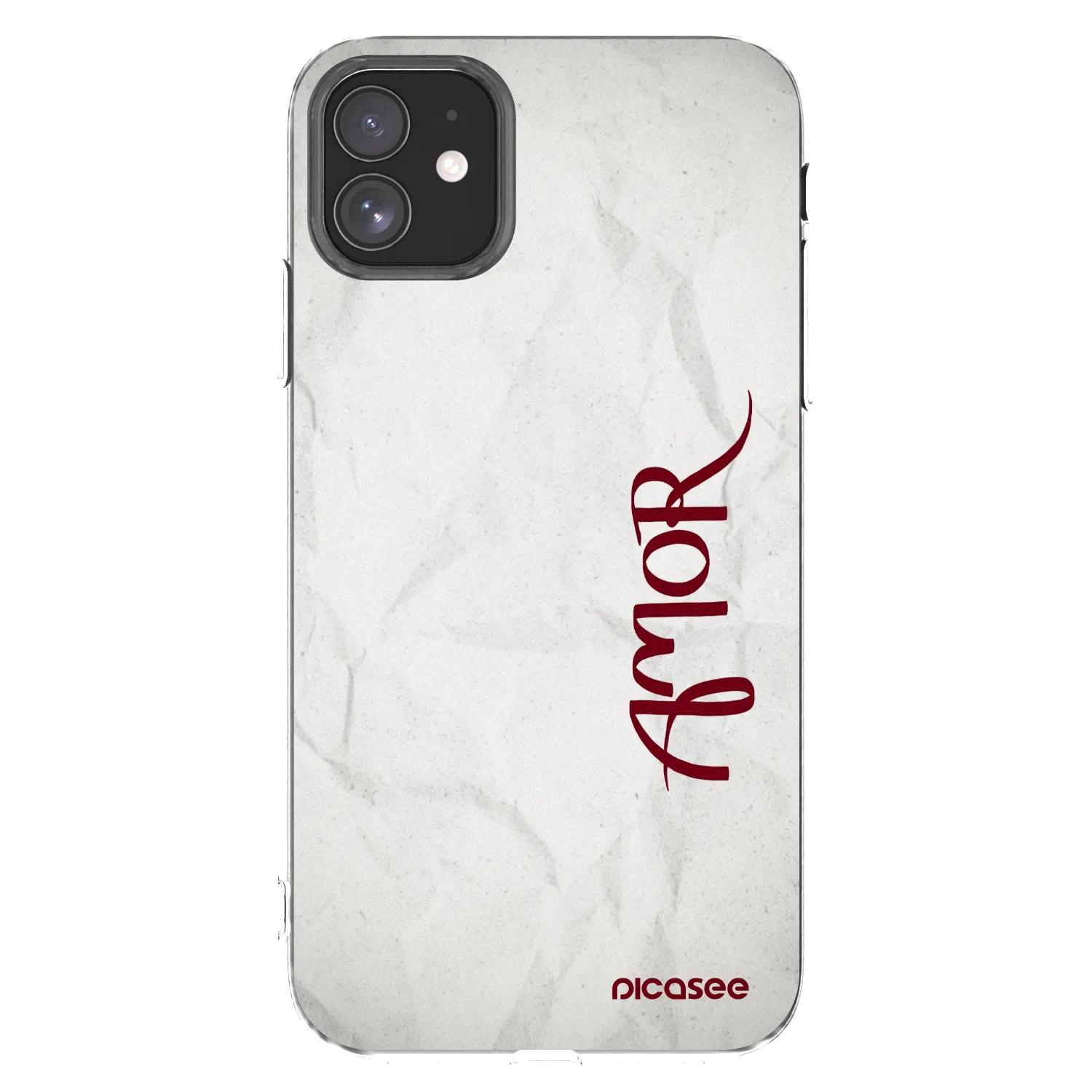 Picasee silikonowe przeźroczyste etui na Apple iPhone 11 - Amor