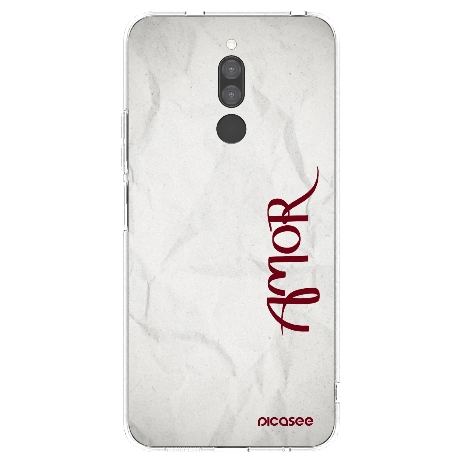 Picasee silikonowe przeźroczyste etui na Xiaomi Redmi 8 - Amor