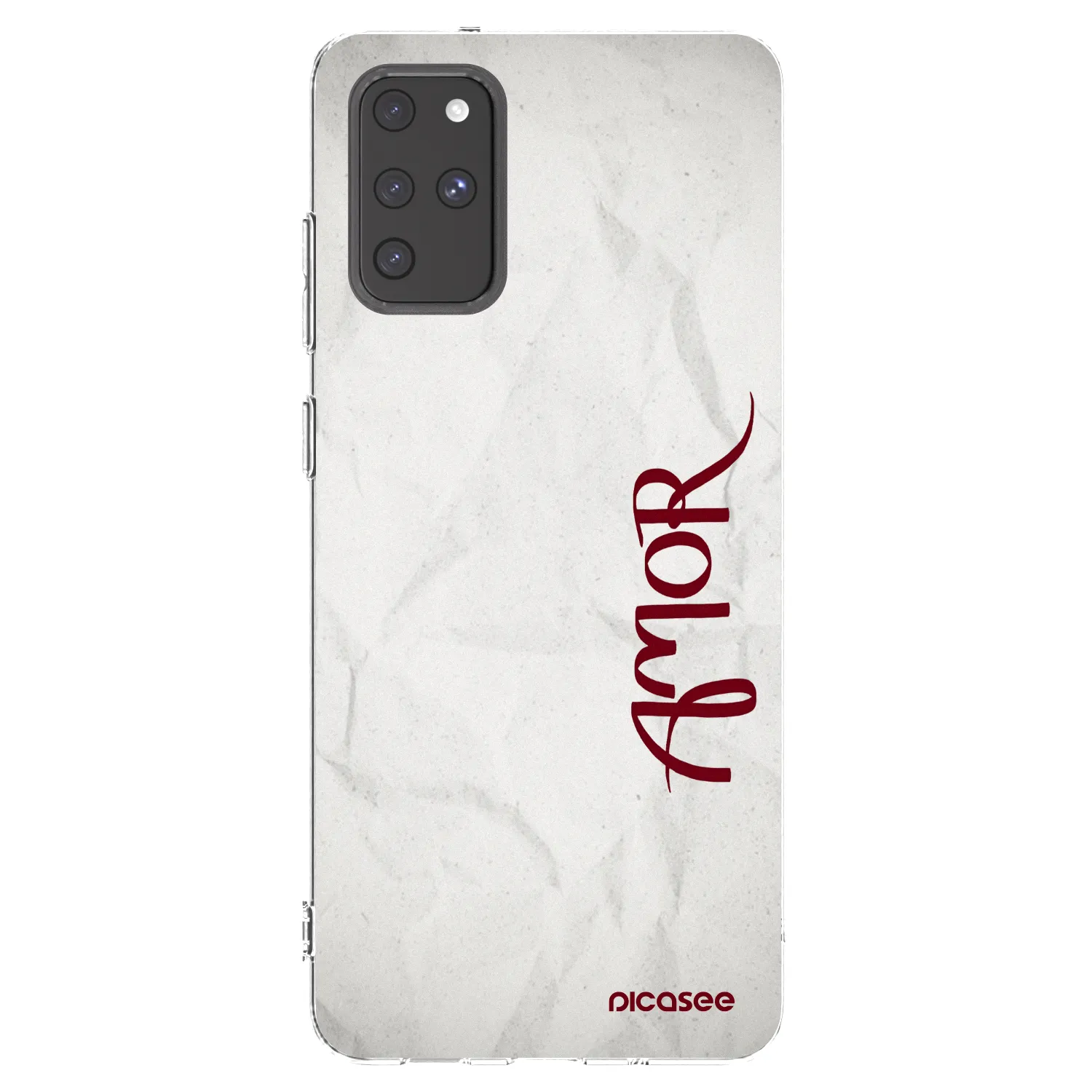 Picasee silikonowe przeźroczyste etui na Samsung Galaxy S20+ G985F - Amor