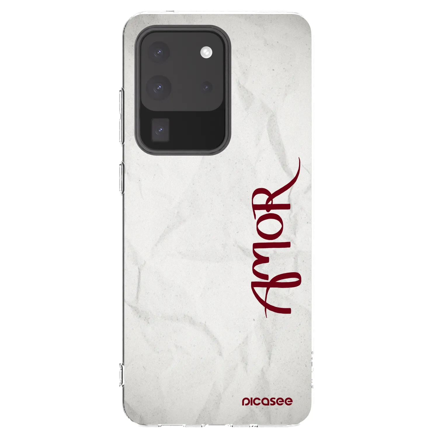 Picasee silikonowe przeźroczyste etui na Samsung Galaxy S20 Ultra 5G G988F - Amor