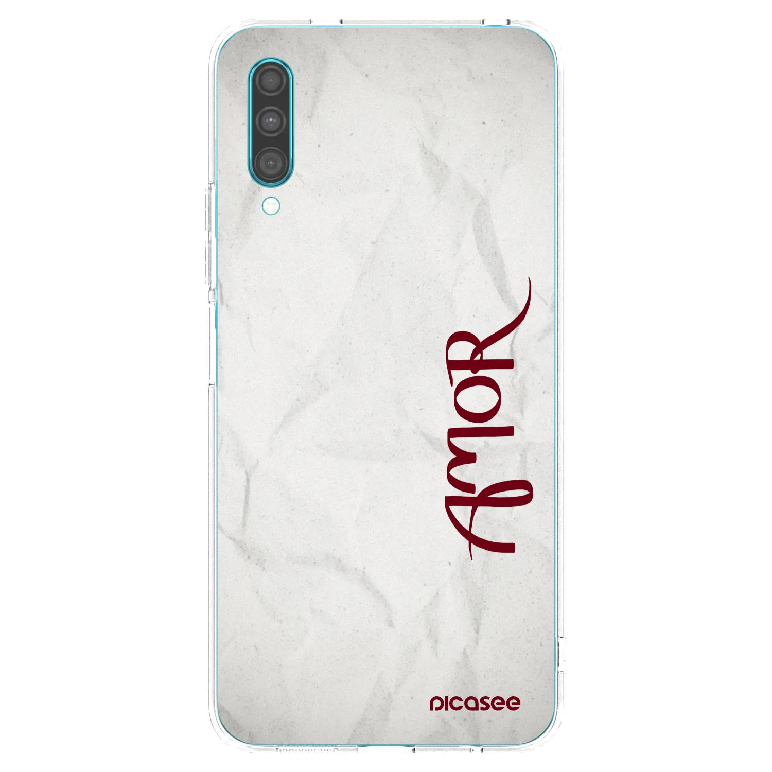 Picasee silikonowe przeźroczyste etui na Samsung Galaxy A30s A307F - Amor