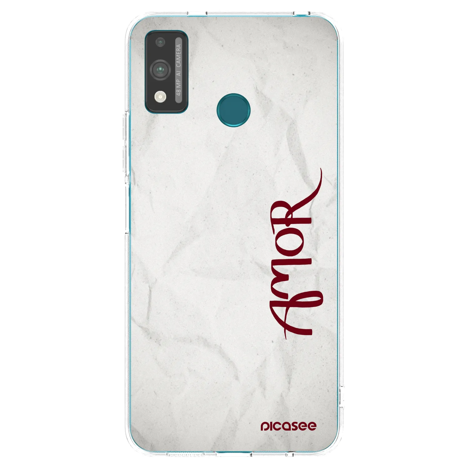 Picasee silikonowe przeźroczyste etui na Honor 9X Lite - Amor