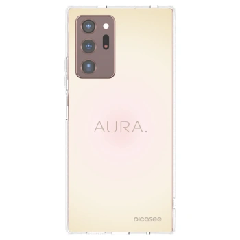 Picasee silikonowe przeźroczyste etui na Samsung Galaxy Note 20 Ultra - Aura