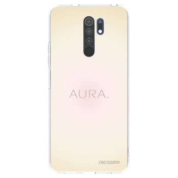 Picasee silikonowe przeźroczyste etui na Xiaomi Redmi 9 - Aura