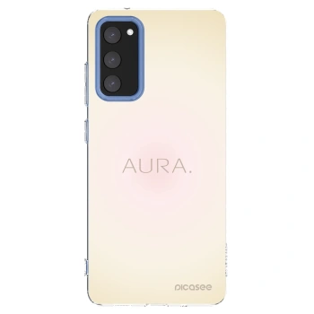Picasee silikonowe przeźroczyste etui na Samsung Galaxy S20 FE - Aura