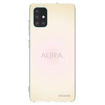 Picasee silikonowe przeźroczyste etui na Samsung Galaxy M51 M515F - Aura