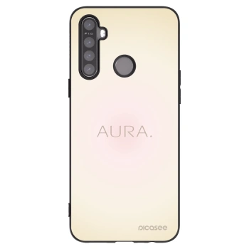Picasee silikonowe czarne etui na Realme 5 - Aura