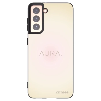 Picasee silikonowe czarne etui na Samsung Galaxy S21 5G G991B - Aura