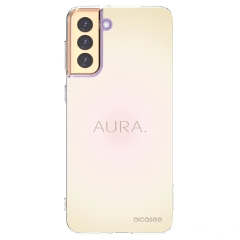 Picasee silikonowe przeźroczyste etui na Samsung Galaxy S21+ 5G G996F - Aura
