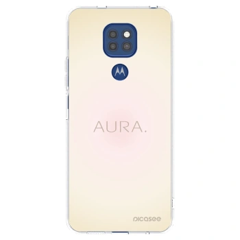 Picasee silikonowe przeźroczyste etui na Motorola Moto G9 Play - Aura
