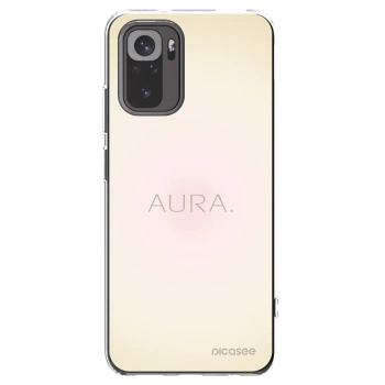 Picasee silikonowe przeźroczyste etui na Xiaomi Redmi Note 10 - Aura