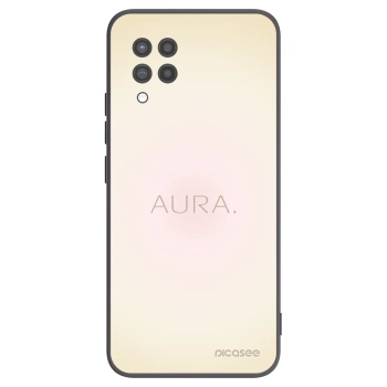 Picasee silikonowe czarne etui na Samsung Galaxy A42 A426B - Aura