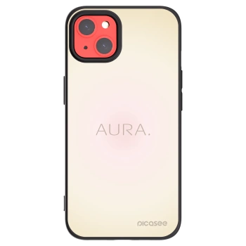 Picasee silikonowe czarne etui na Apple iPhone 13 - Aura