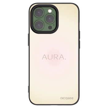 Picasee silikonowe czarne etui na Apple iPhone 13 Pro - Aura