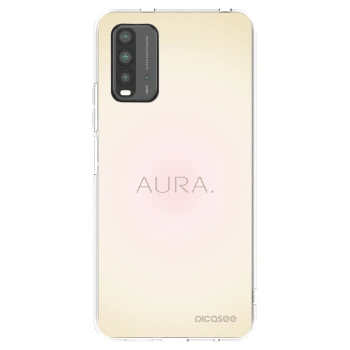 Picasee silikonowe czarne etui na Xiaomi Redmi 9T - Aura