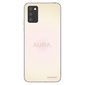 Picasee silikonowe przeźroczyste etui na Samsung Galaxy A02s A025G - Aura