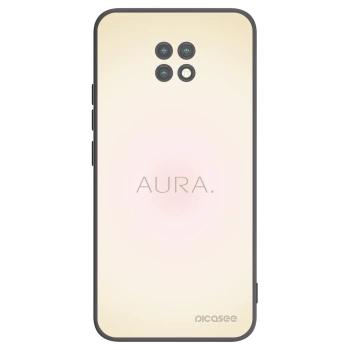 Picasee silikonowe czarne etui na Xiaomi Redmi Note 9T - Aura